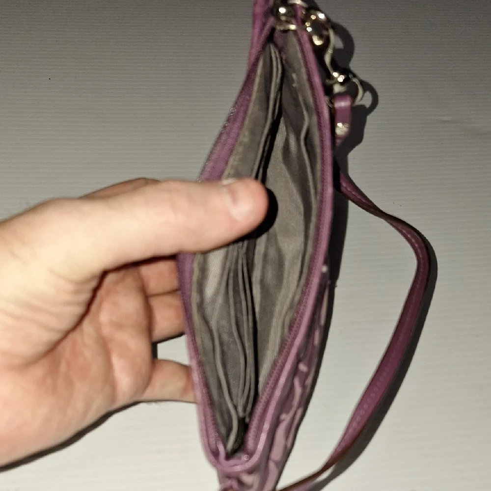 COACH Ashley Wristlet in SV/Rose